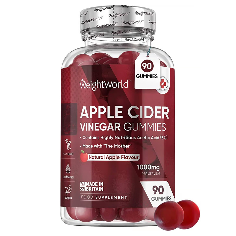 Ябълков оцет Гъми х 90 желирани таблетки WeightWorld