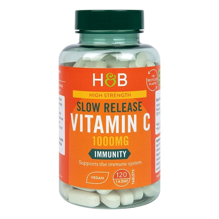 Витамин C с удължено освобождаване (Vitamin C Timed Release with Rose Hips) 1000mg 120 таблетки