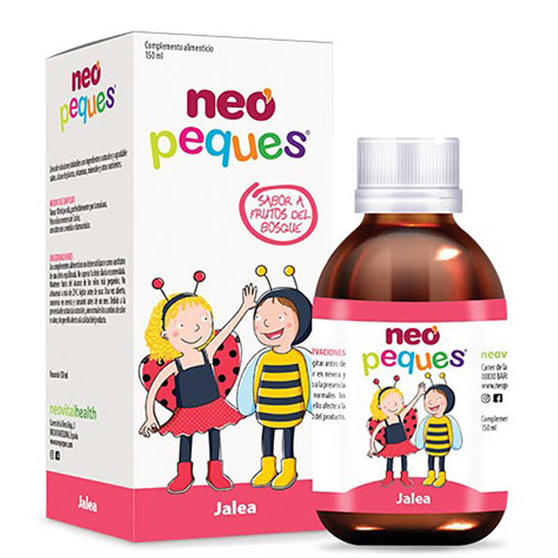 Сироп за деца с пчелно млечице, спирулина и калций и витамин D3 x 150 ml Neovital Health