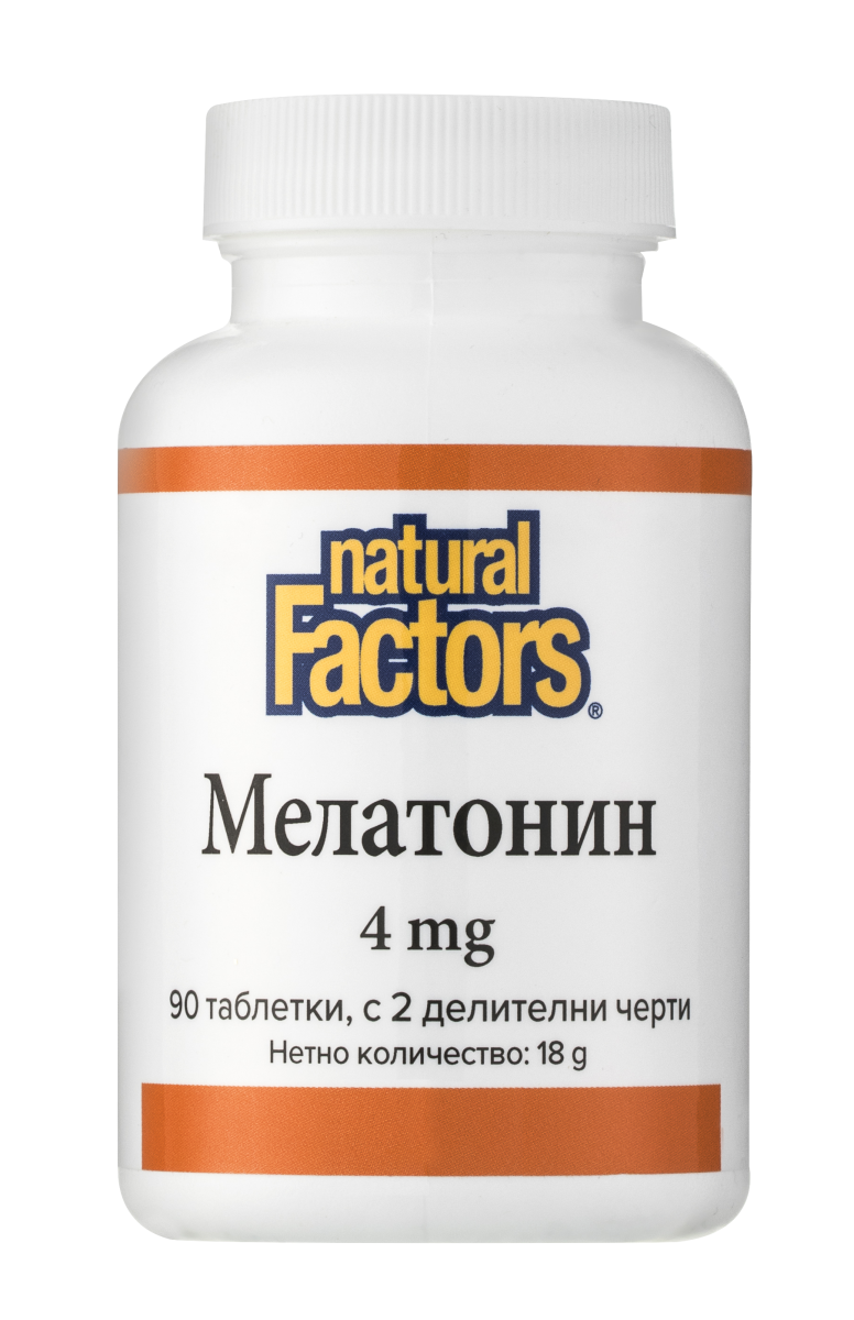 Мелатонин 4 mg x 90 таблетки Natural Factors 