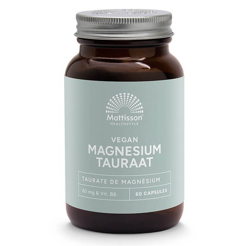 Магнезий (таурат) + витамин В6 х 60 капсули Mattisson Healthstyle