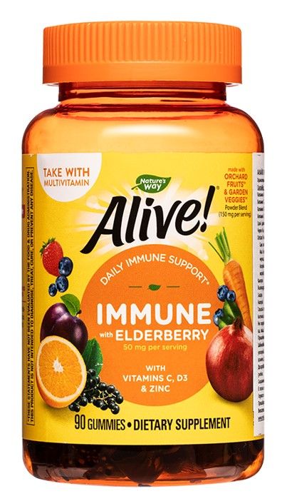 Nature's Way Alive Immune Gummies Алайв Имунна защита 90 желирани таблетки