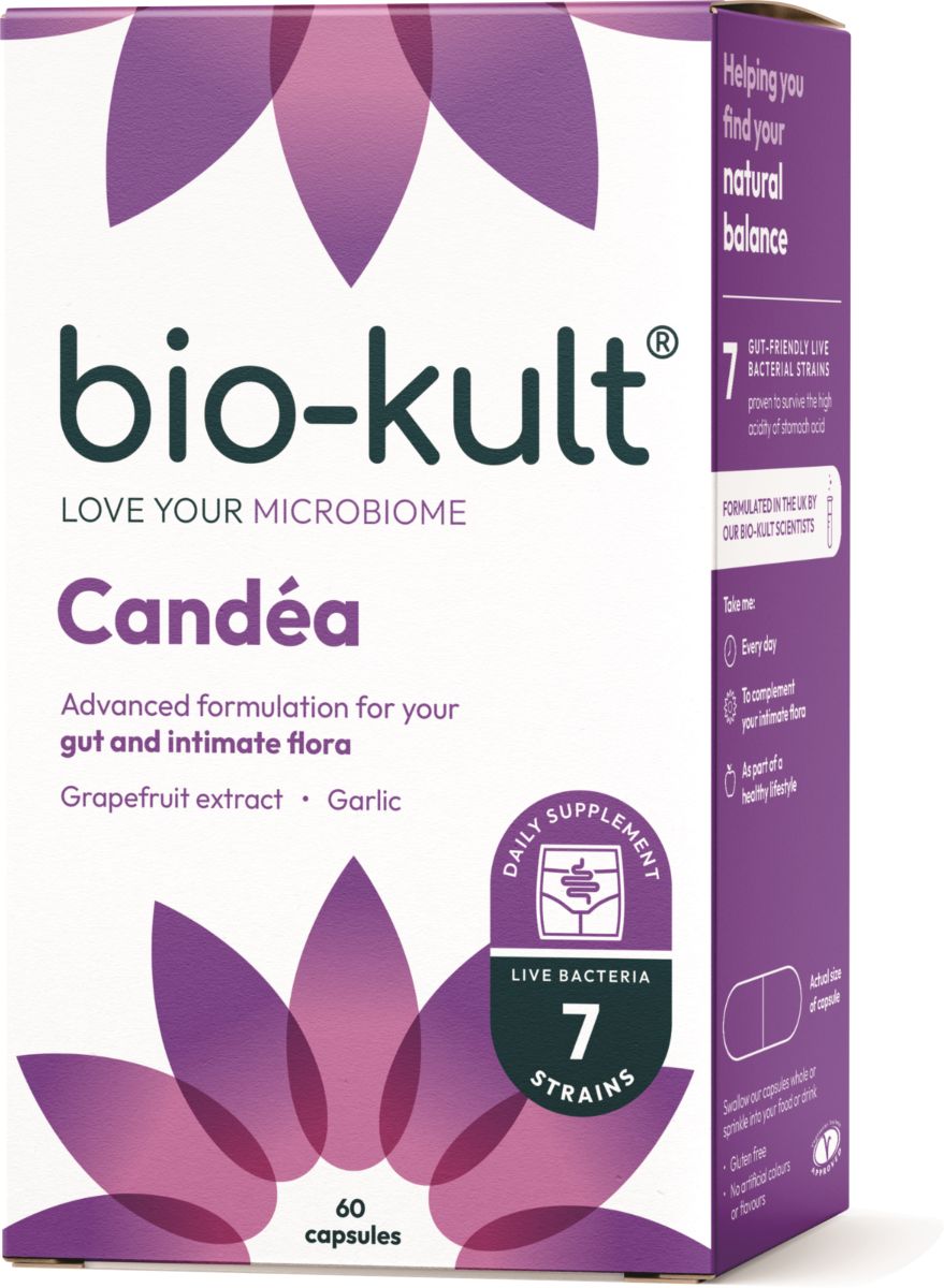 BIO-KULT Candea advanced probiotic + garlic & grapefruit x 60 caps