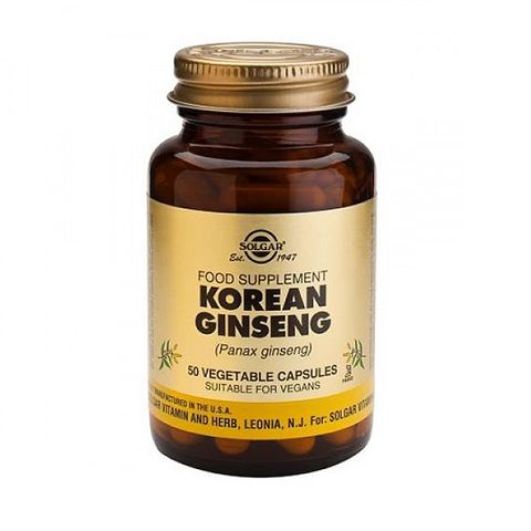 Корейски Жен Шен за тонус и енергия х50 капсули Solgar