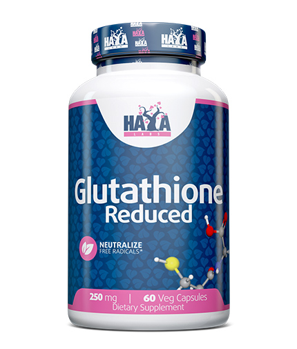 HAYA LABS GLUTATHIONE 250mg намалява оксидантния стрес x 60 caps