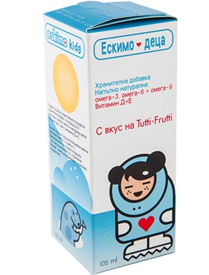 Ескимо Кидс, Eskimo Kids сироп за деца 105 мл