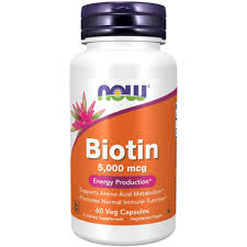 BIOTIN (ВИТАМИН B-7) 5000 МКГ - 60 КАПСУЛИ 0471