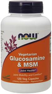 Vegetarian Glucosamine & MSM 500/500 - 120 Veg Capsules 3130