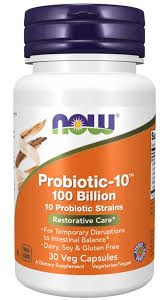 Probiotic-10 - 100 Billion - 30 веган Капсули 2931
