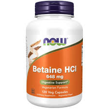 Betaine HCl 648 мг - 120 Капсули 2938