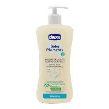 Шампоан за коса и тяло Baby Moments 0м+, 500 мл