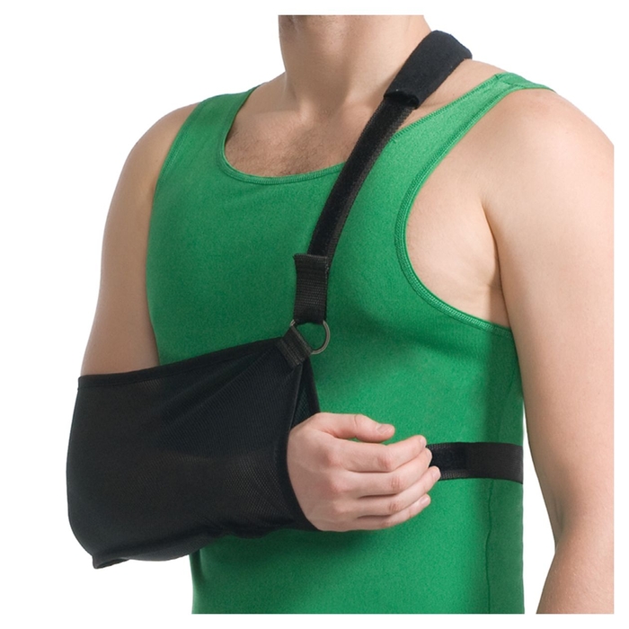 MEDTEXTILE Поддържаща туника за фиксиране на ръка, олекотена, черна 9912 XL, медицински текстил