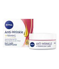Стягащ дневен крем бръчки Anti-Wrinkle + Firming 45+, 50 ml Nivea 