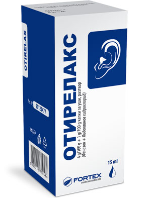 Отирелакс капки за уши при болка 15 ml Otirelax