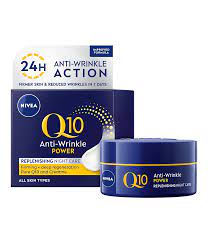 NIVEA Q10 POWER ANTI-WRINKLE + FIRMING NIGHT Нивеа бръчки 
